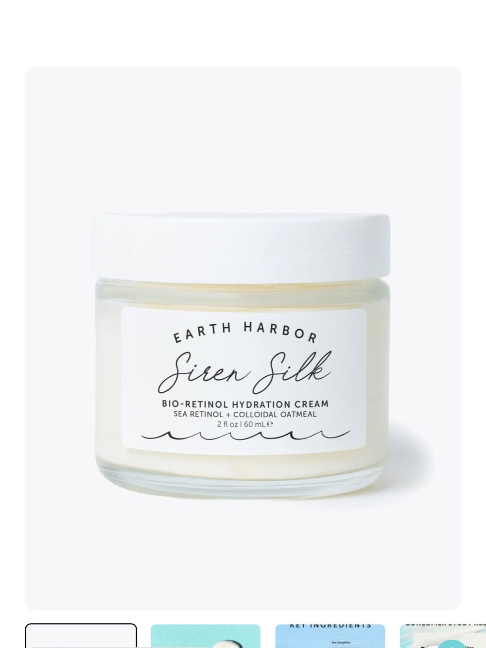 Earth harbor Siren Silk Bio-Retinol Hydration Cream
